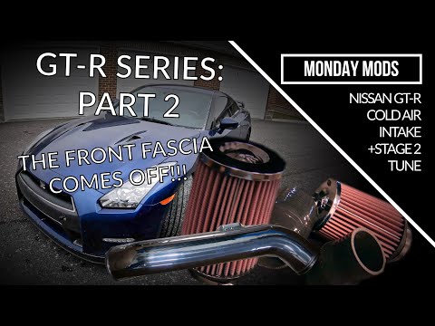 HOW TO INSTALL A COLD AIR INTAKE SYSTEM ON A NISSAN GT-R