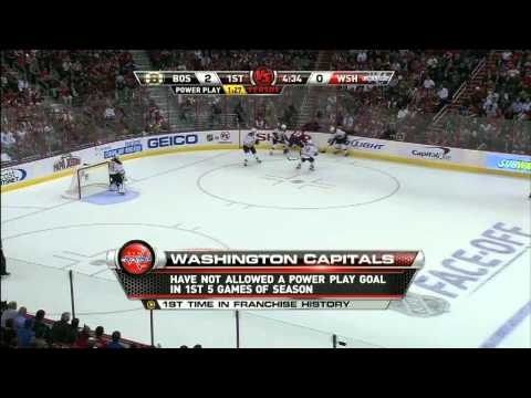 Mike Knuble killing penalty 2010 Oct 19 Bruins at Capitals