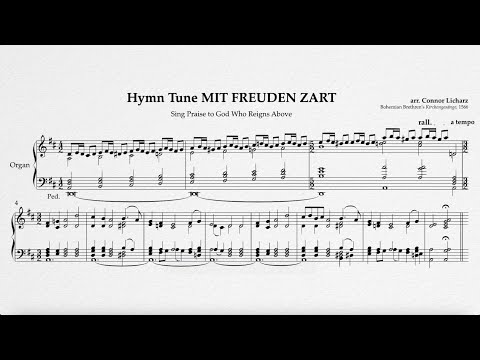 Mit Freuden Zart Piano Performance Video