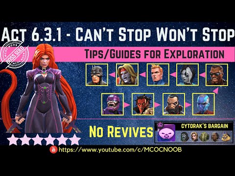 MCOC: Act 6.3.1 - Can't Stop Won't Stop - Tips/Guide - No Revives - Story quest