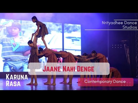 Jaane Nahi Denge - Contemporary Dance | Emotional Act | Karuna Rasa | Rohit Chakraborty Choreography