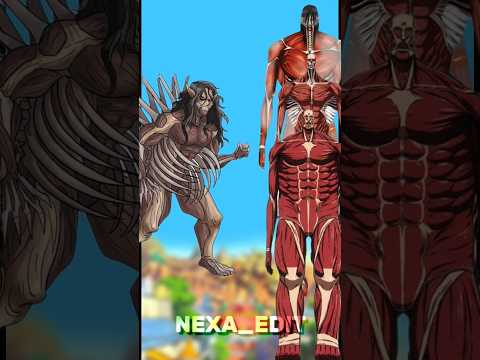 Eren vs Titans 👹 (BATTLE) #anime #shorts #aot