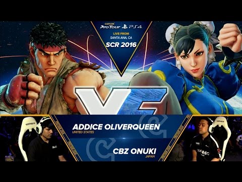 OliverQueen (Ryu) vs Onuki (Chun-Li) - SoCal Regionals 2016 - Top 16