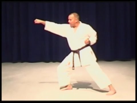 Shotokan karate Kizami zuki Jab Punch