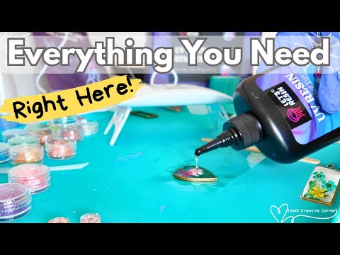 Making UV Resin Jewelry Has Never Been Easier! All in One Kit & Beginner Tutorial!