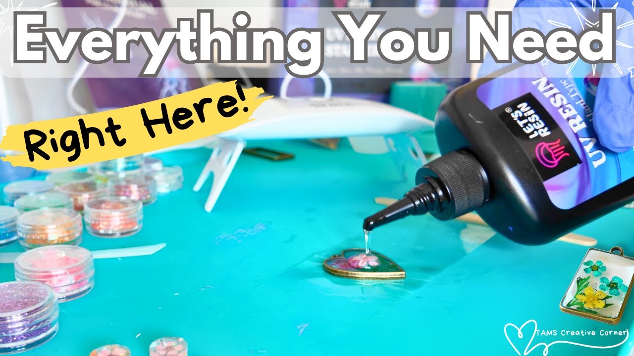 Making UV Resin Jewelry Has Never Been Easier! All in One Kit & Beginner Tutorial!