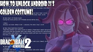 Xenoverse 2 How To Unlock Android 21