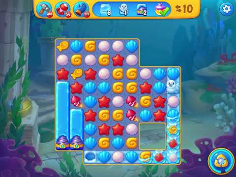 Fishdom level 7434 no boosters フィッシュダム ノーマル [Friend's]