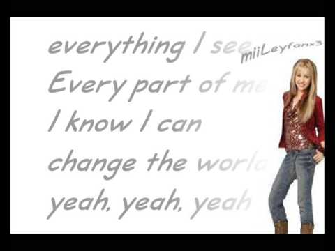 Hannah Montana - i got nerve [w/Lyrics] HQ