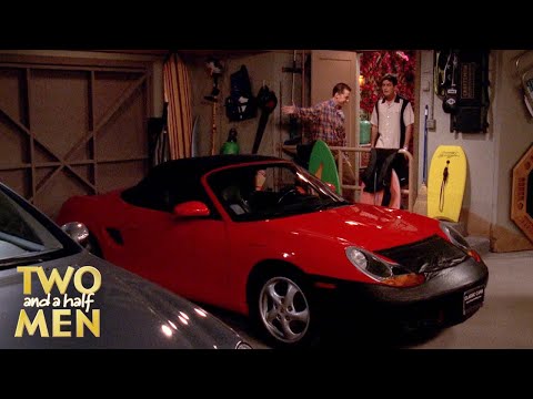 Alan Buys a Cute Little Porsche | Two and a Half Men