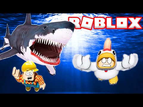 SCAPPIAMO DALLO SQUALO GIGANTE SU ROBLOX!!