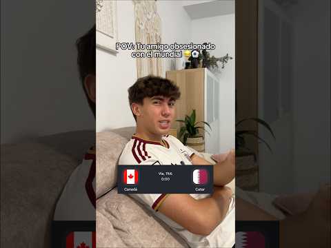 😂 Tu AMIGO OBSESIONADO con el MUNDIAL ⚽️🏆 #futbol #humor