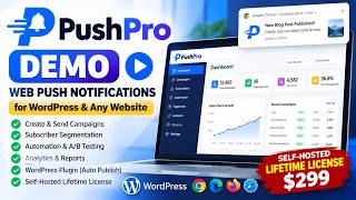 PushPro Demo: Web Push Notifications for Any Website