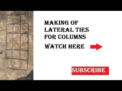 Lateral ties making process | watch