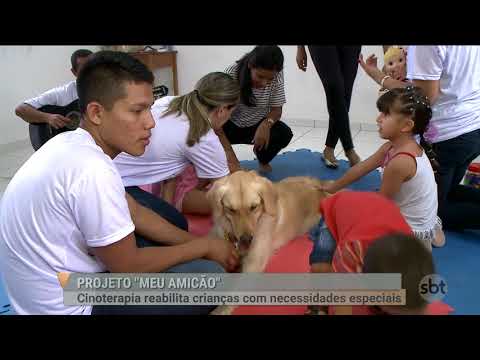 SBT PARÁ (09.08.18) Meu Amicão: Cinoterapia reabilita crianças com necessidades especiais