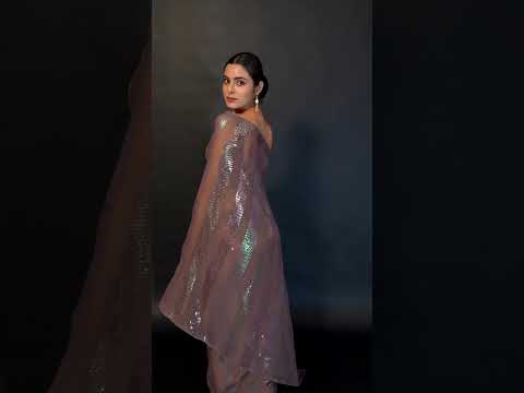 Clemira's Classiques 3DShine Chocolate Georgette Saree With & Sequin Work