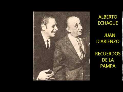 JUAN D'ARIENZO - ALBERTO ECHAGÜE - RECUERDOS DE LA PAMPA - VALS - 1939