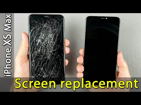 iPhone XS Max How To Replace Cracked Screen & Save True Tone