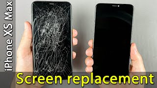 iPhone XS Max how to replace cracked screen and save True Tone