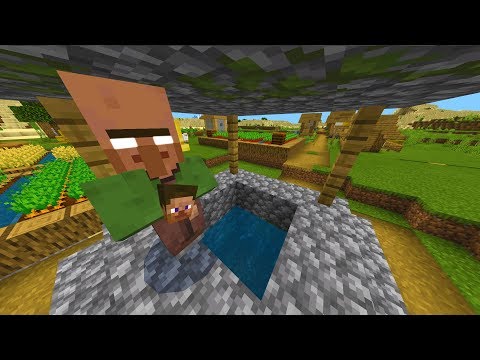 O1G - This is what villagers do with the well in Minecraft.. (Scary Minecraft Video)