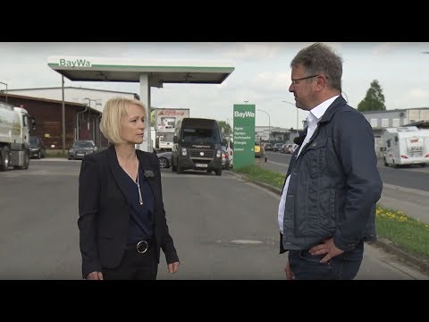 Manuel Andrack beim BayWa-Standort in Bamberg | Raiffeisen-Tour