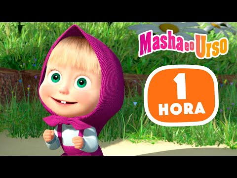 Capa de Masha e o Urso 👱‍♀️🐻 🙌 Em busca da aventura 🤩 Compilação 23 🎬 1 hora de desenhos animados