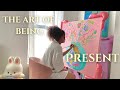 ART VLOG 17 PAINT WITH ME 2 Series Of Paintings Being Present Digital Art Sewing