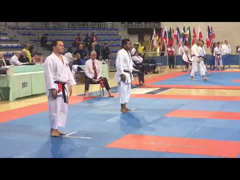 Senior Men Individual Kata Eliminations, 23rd JKA European Championships 2018, Nis, Serbia