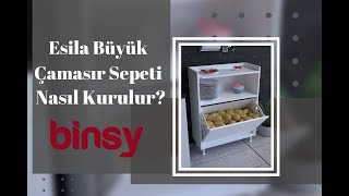 Binsy Esila 76x90 Kirli Çamaşır Sepeti Kurulum Videosu