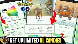 How to Get XL Candies in Pokemon go. Daily get 30-40 XL candies. Get Rare XL Candies