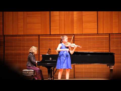 Salut d' Amour by Edward Elgar. Ann Zhang, violin, Cheryl Berard, piano.