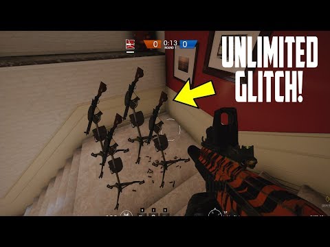 INFINITE TACHANKA TURRET GLITCH! Actually Works - Rainbow Six Siege