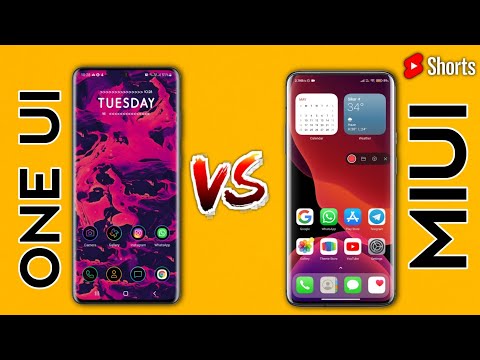 MIUI 12 vs ONE UI 3.1 Speedtest 🔥 Animation #Miui #OneUi #Shorts
