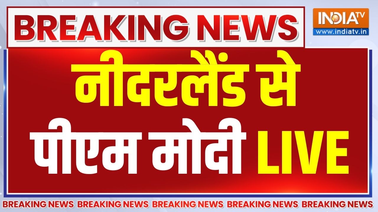 PM Modi LIVE | नीदरलैंड से पीएम मोदी का संबोधन | PM Modi In Netherlands | PM Modi Speech