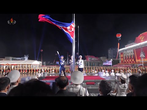 North Korea (DPRK) National Anthem | Flag-Raising Ceremony marking 80th Anniversary of WPK • 2025