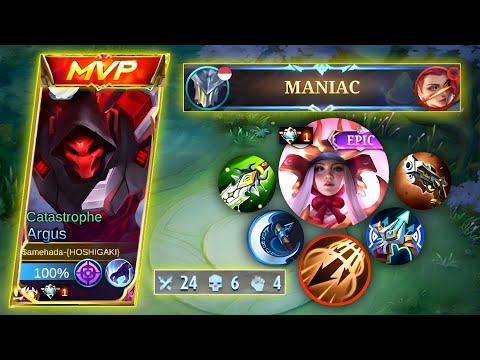 Argus 24 Kills😱!! ARGUS VS TOP GLOBAL FREYA & PRO HELCURT ( Argus Insane Damage Top Global Build )