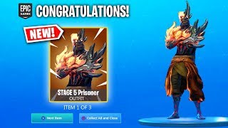 how to unlock secret stage 5 snowfall skin the prisoner skin key location - prisoner fortnite stages 1