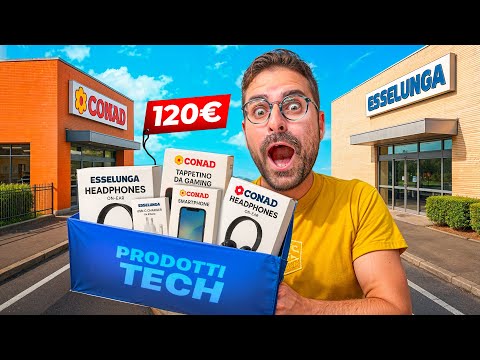 Ho COMPRATO tutti i PRODOTTI TECH da SUPERMERCATO! (ne vale la pena?)