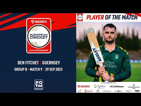 POTM: B.Fitchet - GSY vs BEL | Highlights | Dream11 ECC23 | 29 Sep 2023 | ECC23.023