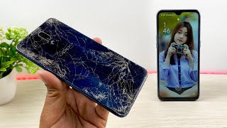 How to Replacement LCD display and Back Glass Oppo R17, Restoring Broken Phone
