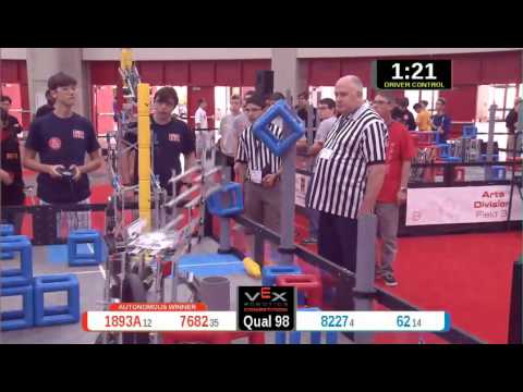 2015 VRC Arts Q98 - 1893A 7682 vs 8227 62 - 74 to 84 - VEX Worlds 2015 - Arts Division