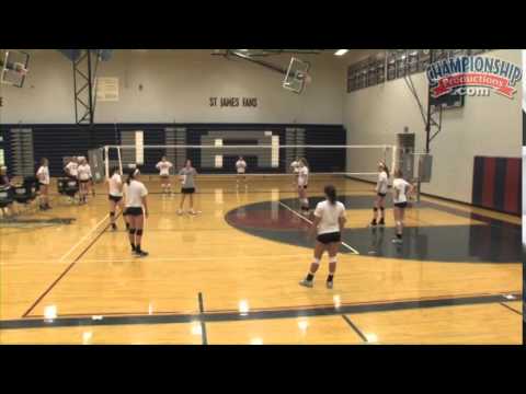 Challenge Setters with This Conditioning Drill! - Volleyball 2015 #21