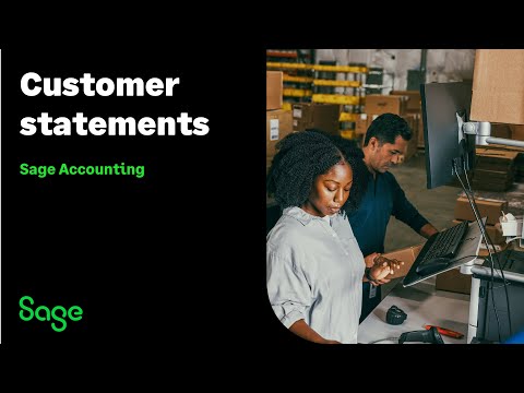 Sage Accounting (UK) - Customer statements