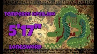 Tempered Deviljho LongSword solo 5
