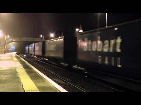 Pipes, Stobart and Scotsman at Pitlochry in October 2010