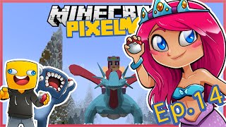 Pixelmon With Squid & Ash! Ep.14 My New Pokemon ! | Minecraft Lets Play | Amy Lee33