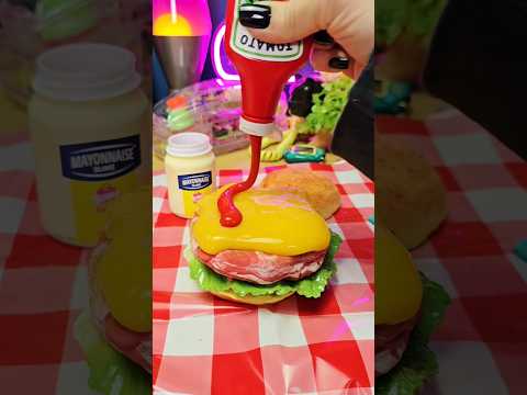 Slime Mart Burger Kit from Zuru! #asmr #slimemart #zuru