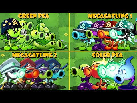Random 4 Team PEA vs 7 Team Zombies - Who WIll WIn? - 4 Pvz 2 Team Plant Vs Team Plant
