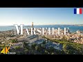 Marseille 4K drone view • Amazing Aerial View Of Marseille | Relaxation film with calming music