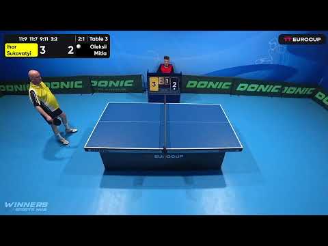 20:05 Ihor Sukovatyi - Oleksii Mitla 15.05.2023 TT Euro.Cup Ukraine Master. Table 3